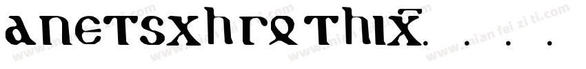 duetsch gothic字体转换